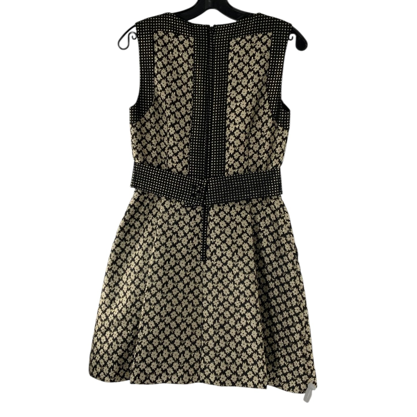 Valentino Red Black and Gold Dress