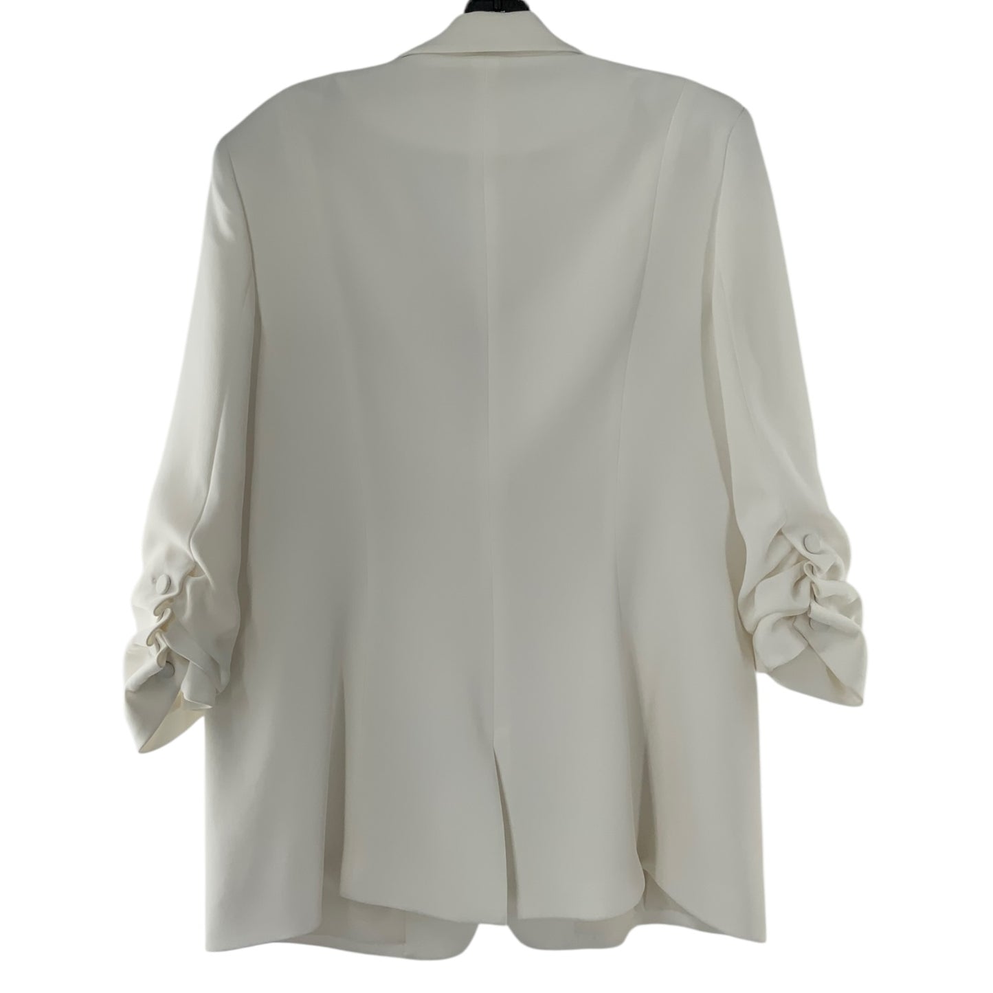Cinq A Sept White Blazer with Cinched Wrists