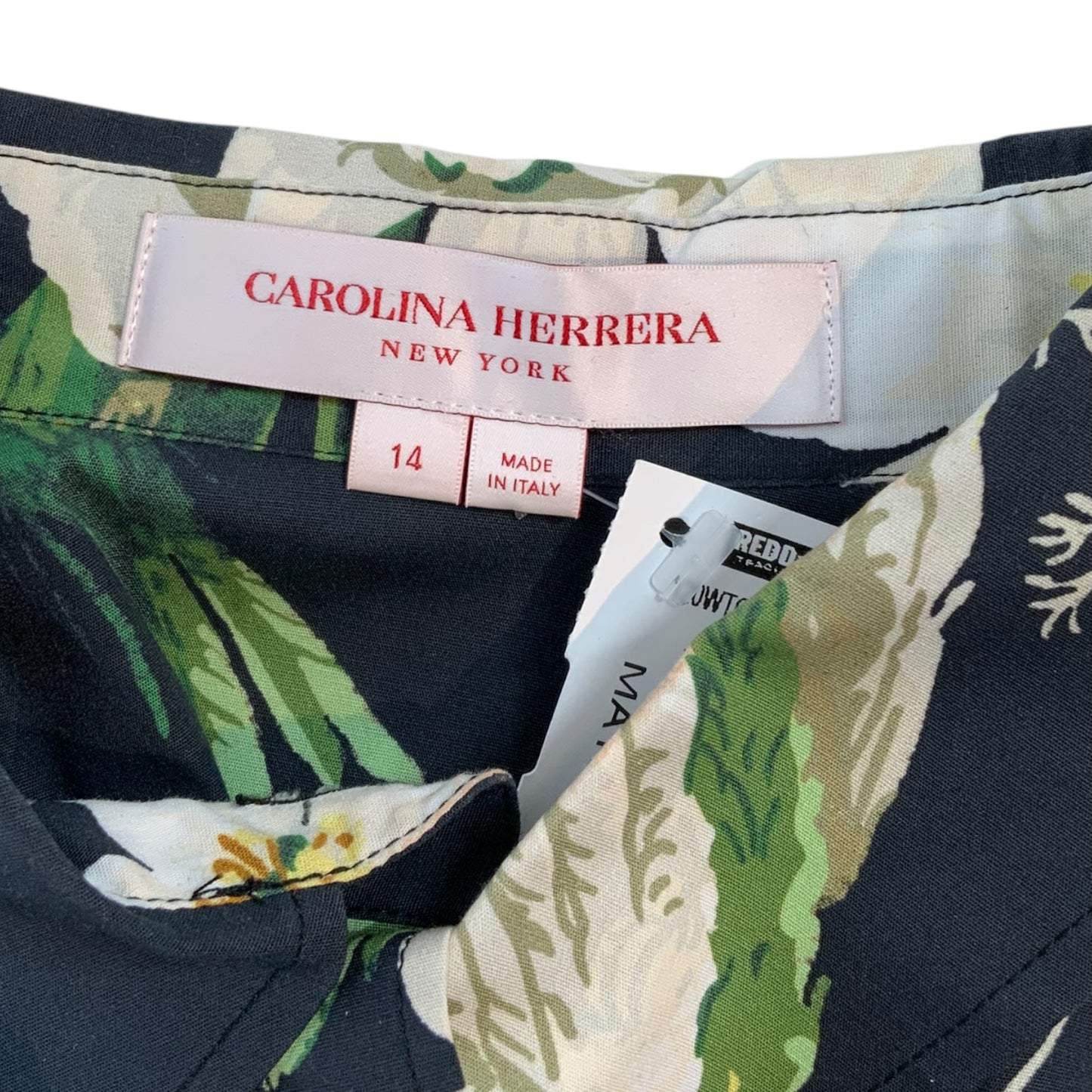 Carolina Herrera Button Up Floral Top
