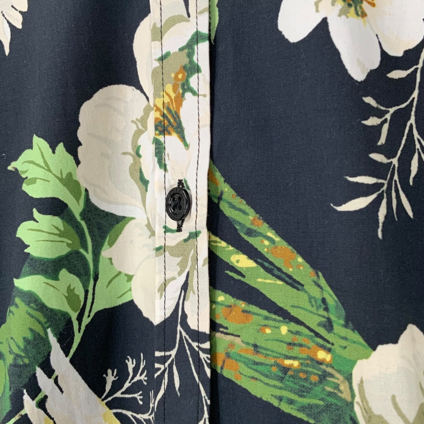 Carolina Herrera Button Up Floral Top