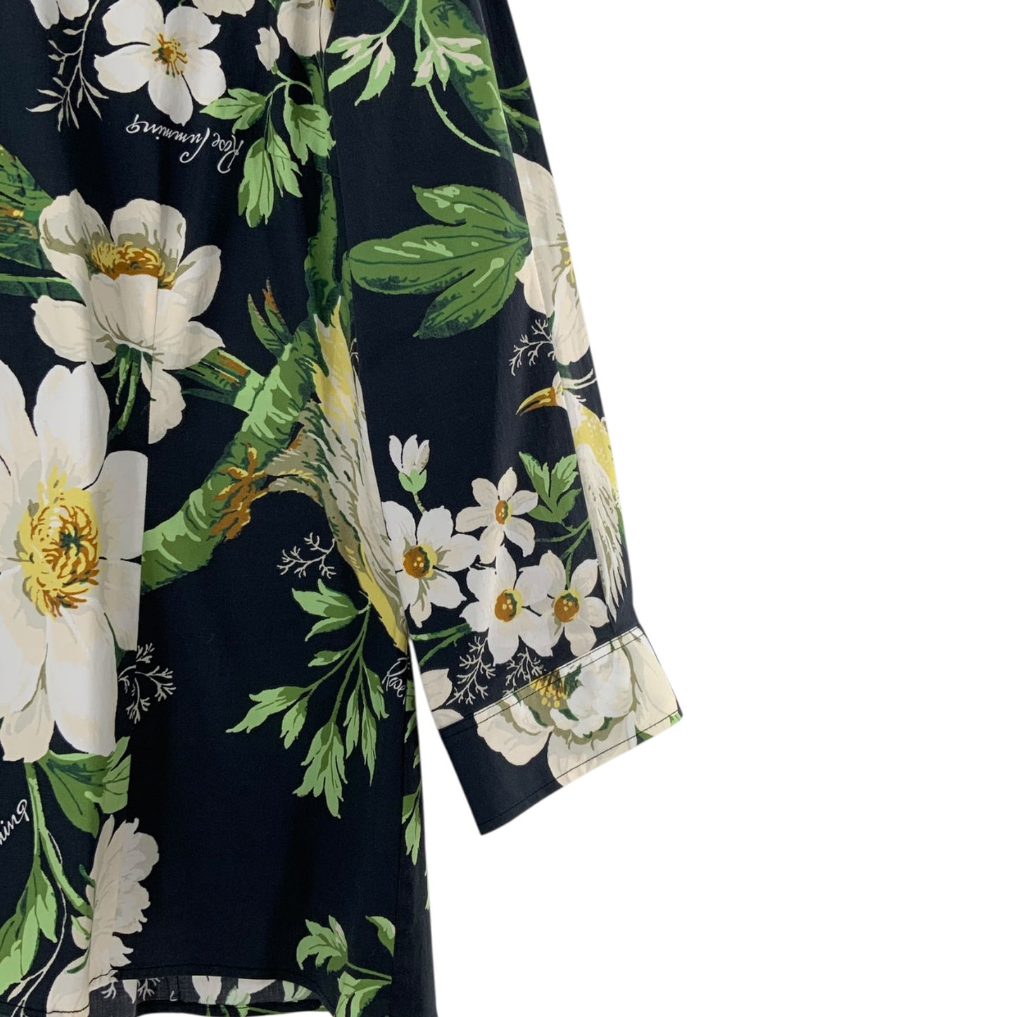 Carolina Herrera Button Up Floral Top