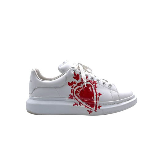 McQueen White Lust Red Men's Sneakers
