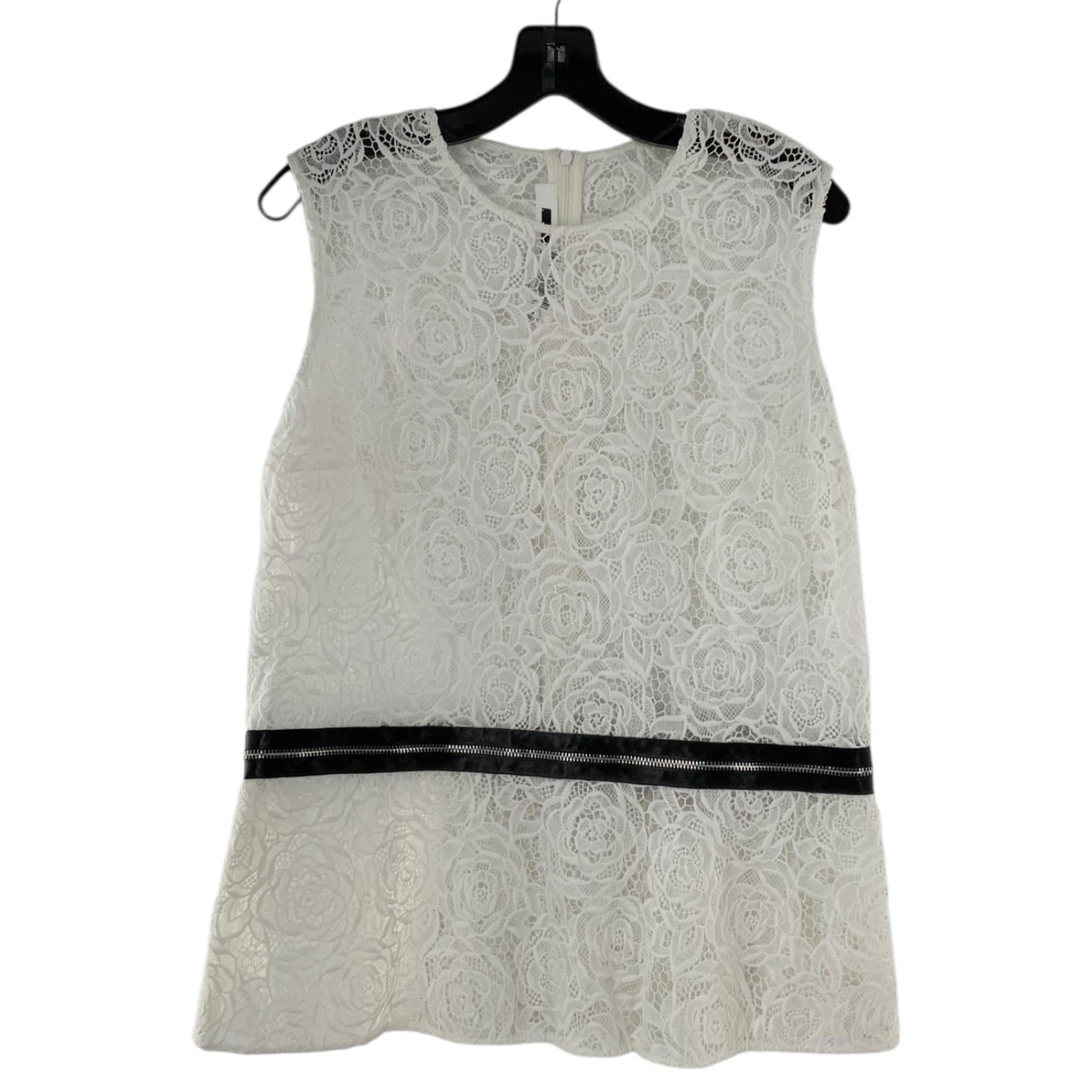 Alexander McQueen Lace Zipper Trim Top – Reddz Trading