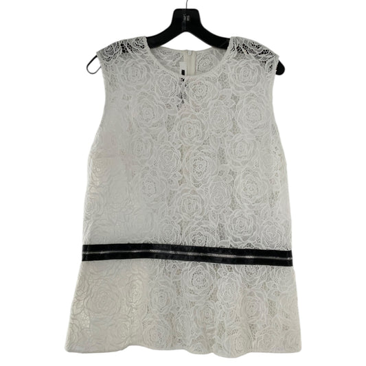 Alexander McQueen Lace Zipper Trim Top