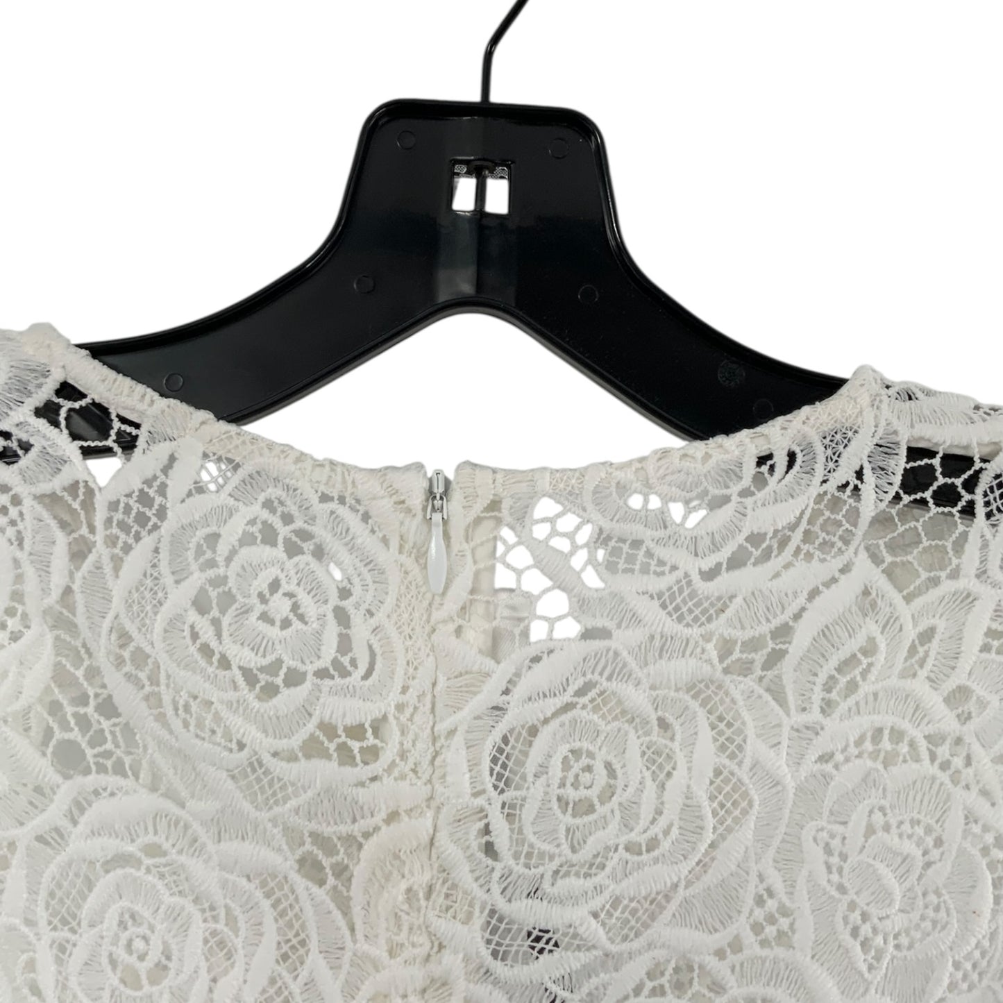 Alexander McQueen Lace Zipper Trim Top