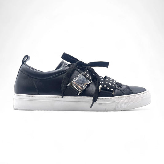 Les Hommes Studded Accents Sneakers