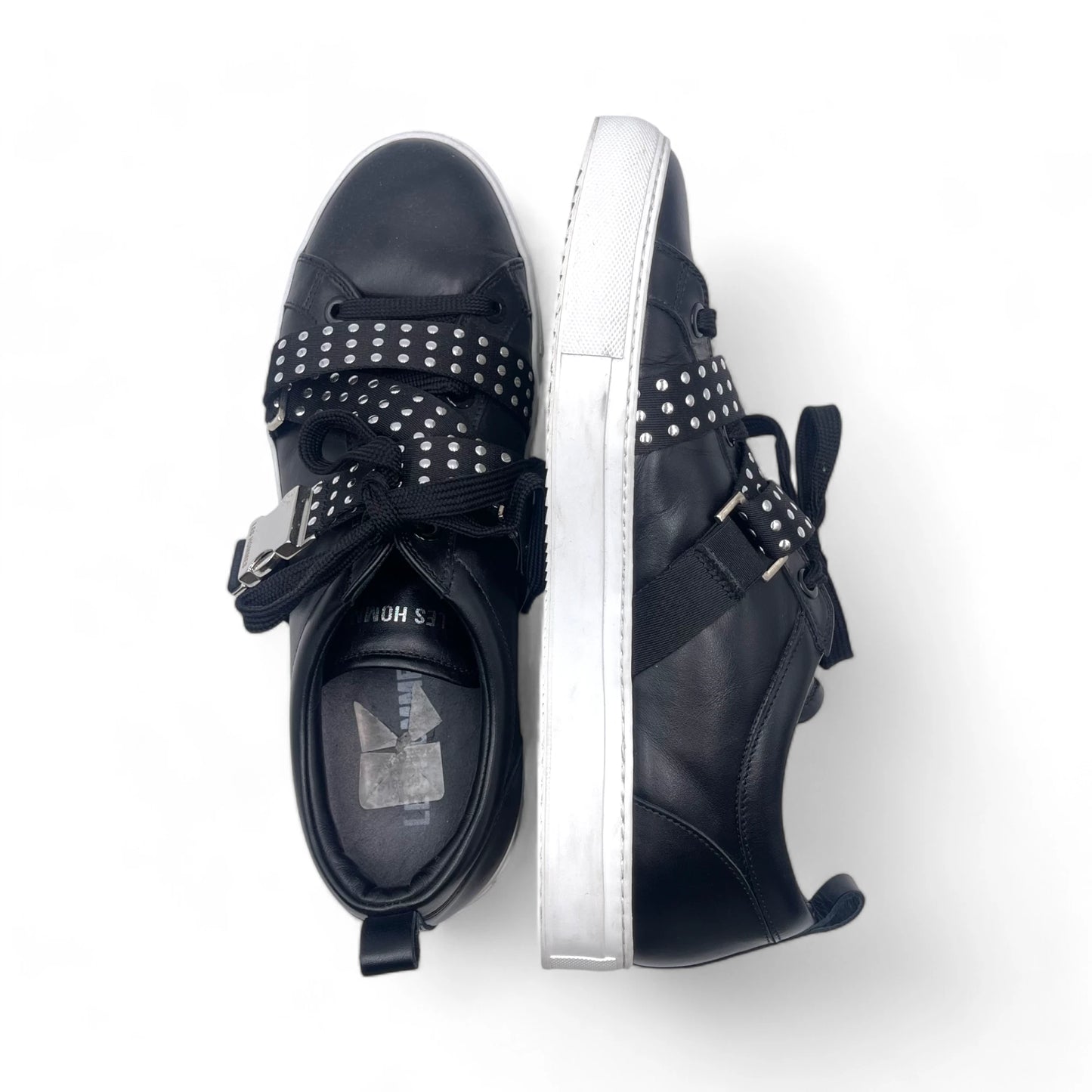 Les Hommes Studded Accents Sneakers