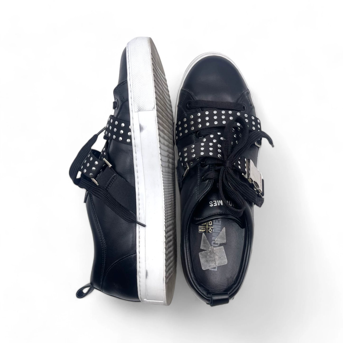 Les Hommes Studded Accents Sneakers