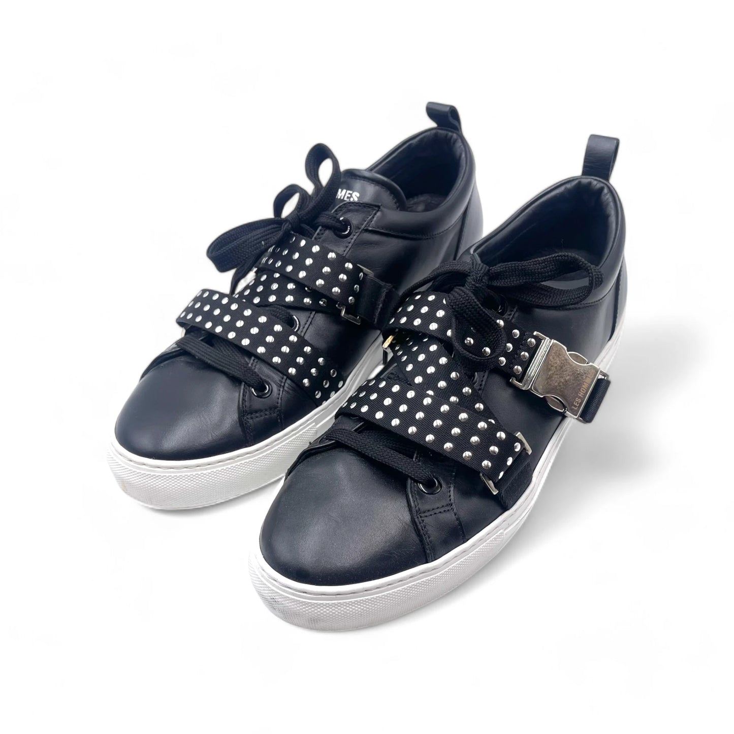 Les Hommes Studded Accents Sneakers