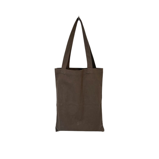 Rick Owens Brown Canvas Tote Bag