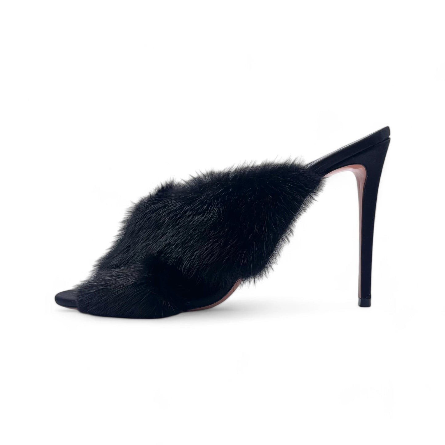 Aquazzura Mink Fur Mule