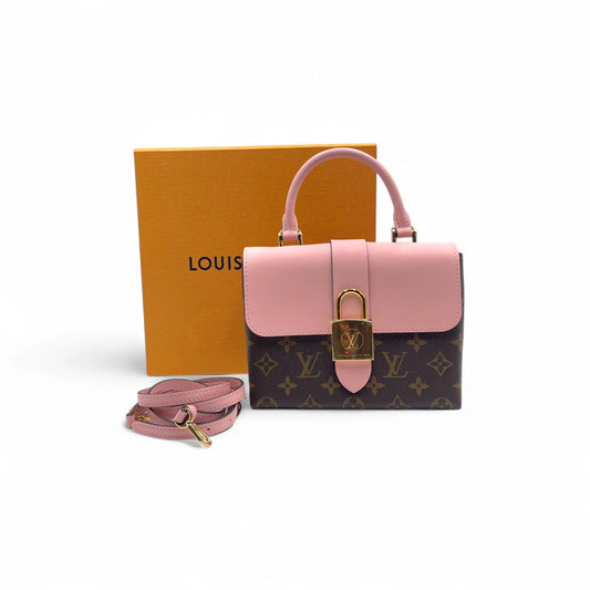 L.V Locky Monogram BB Rose Crossbody