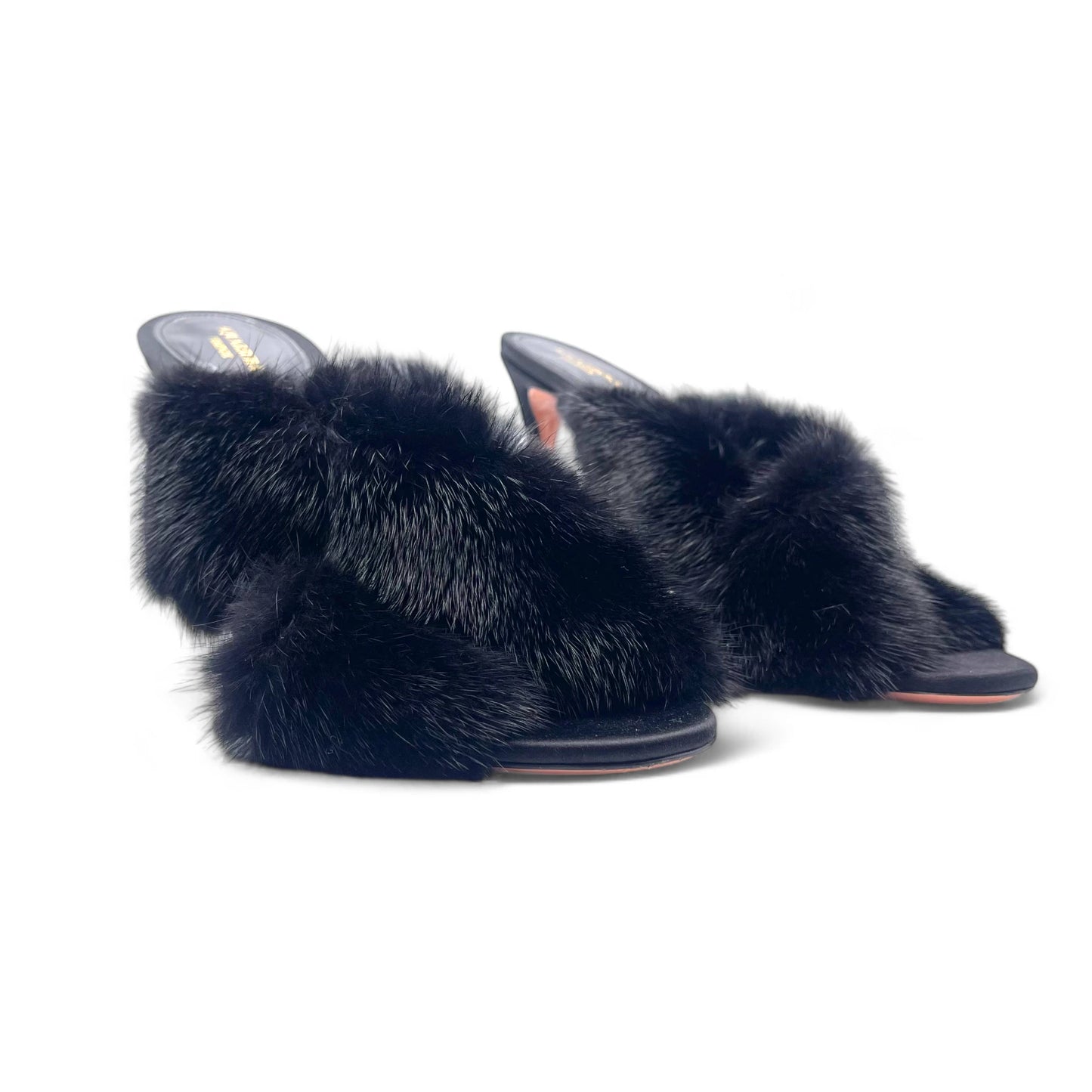 Aquazzura Mink Fur Mule