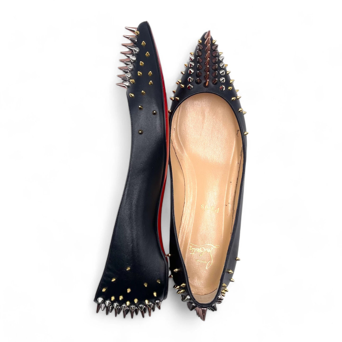 Louboutin Spike Point Flats