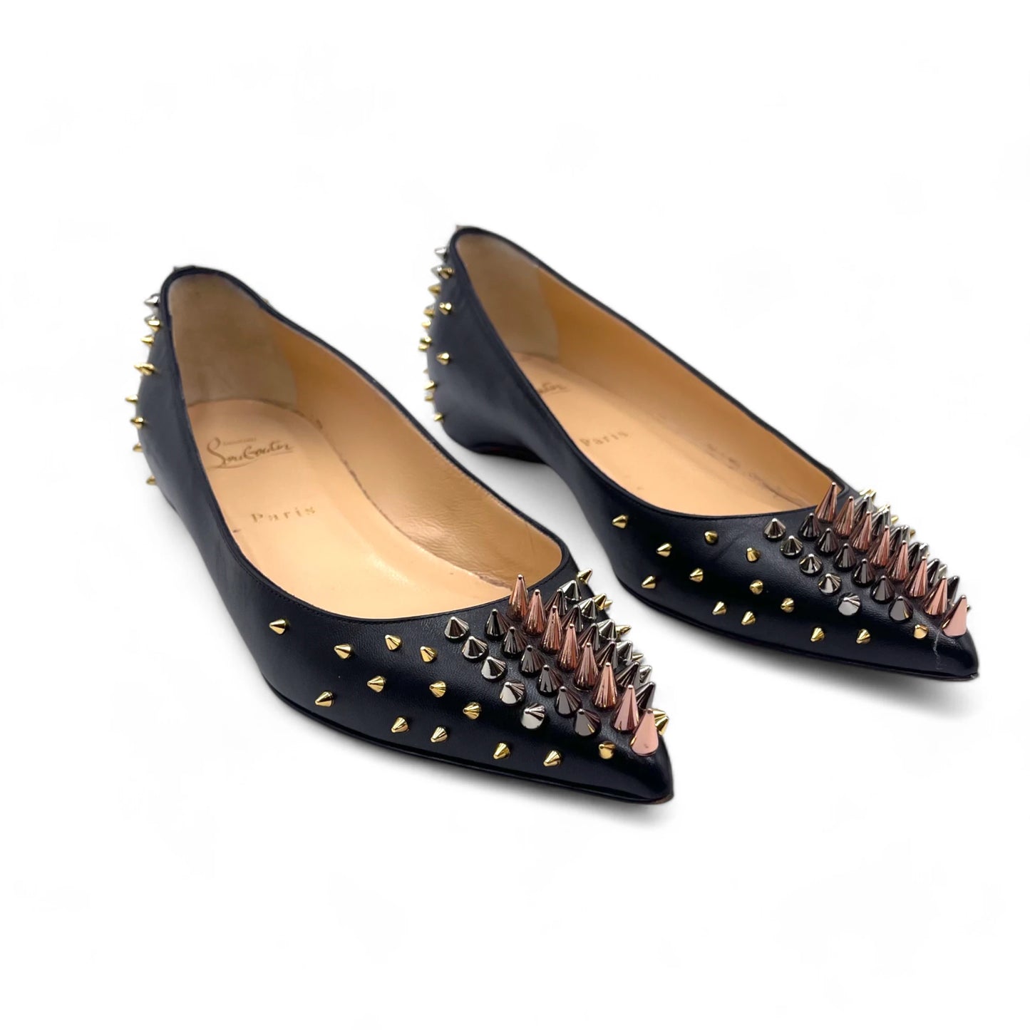 Louboutin Spike Point Flats