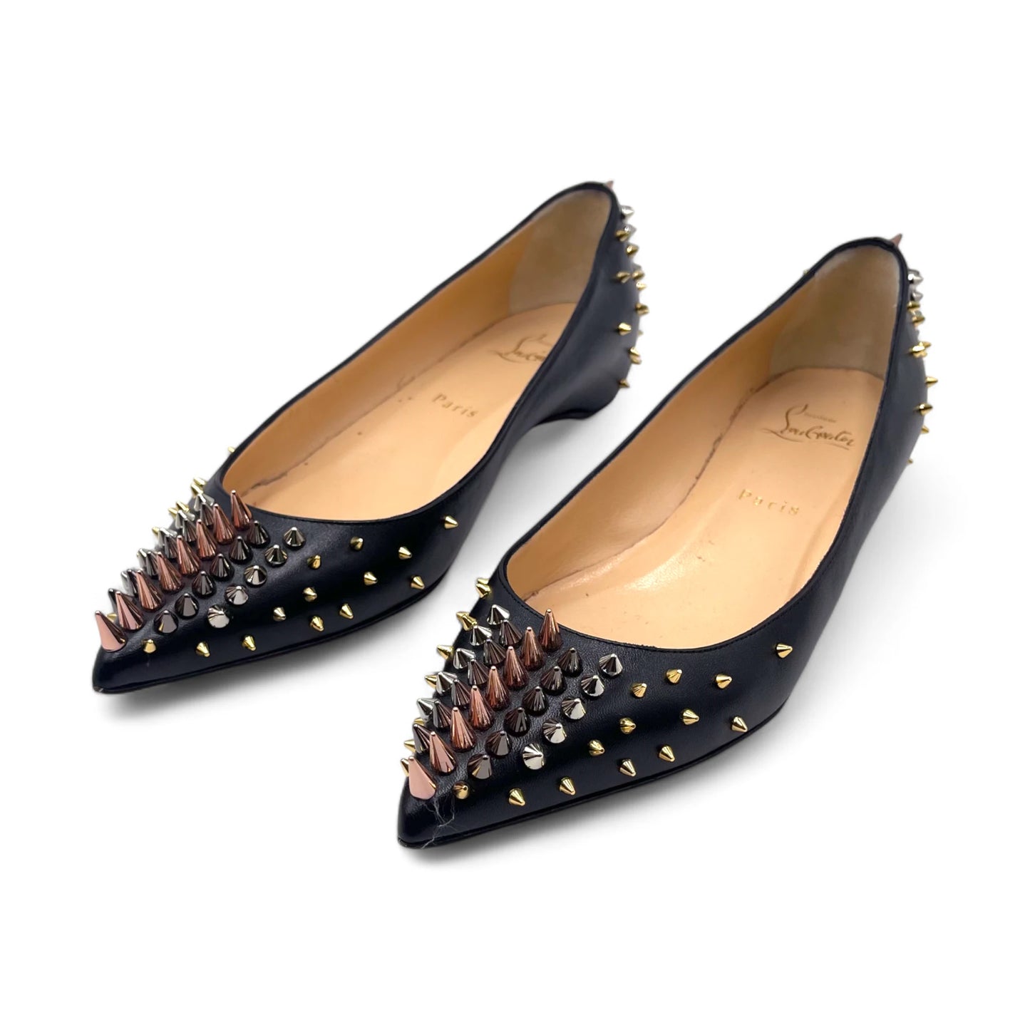 Louboutin Spike Point Flats