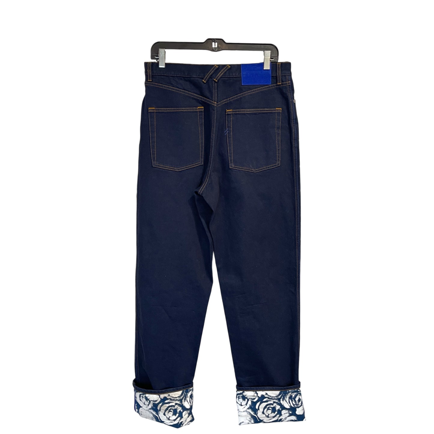 Burberry Denim Jeans Patterned Cuff