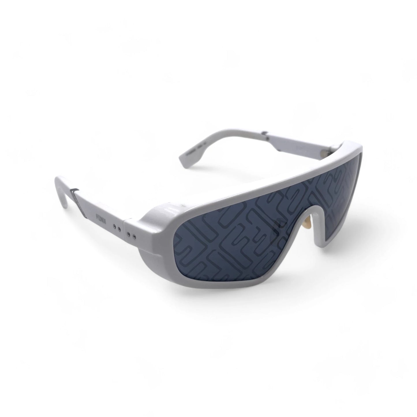 Fendi Zucca Lens White Goggles