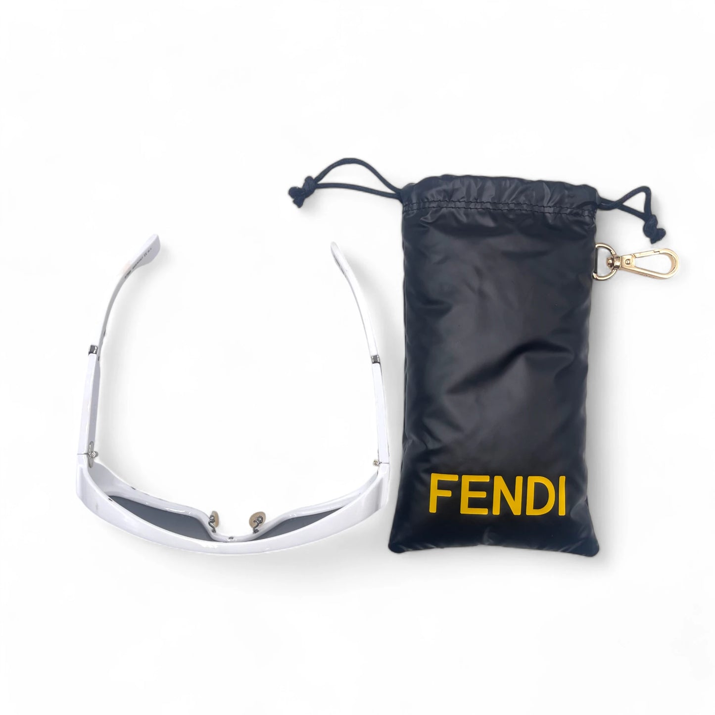 Fendi Zucca Lens White Goggles