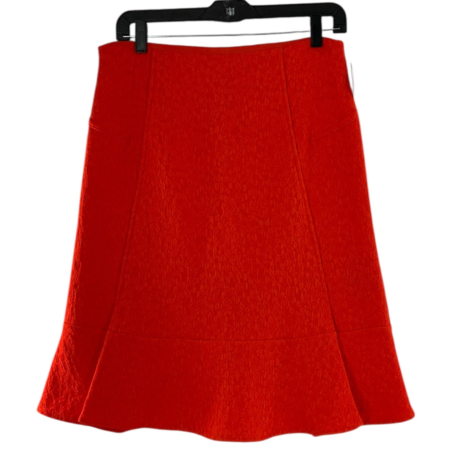 Roland Mouret Bright Orange Flare and Fitted Skirt