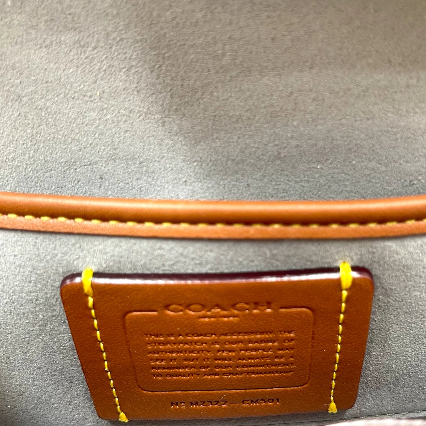 Coach Silver Metalic Bag