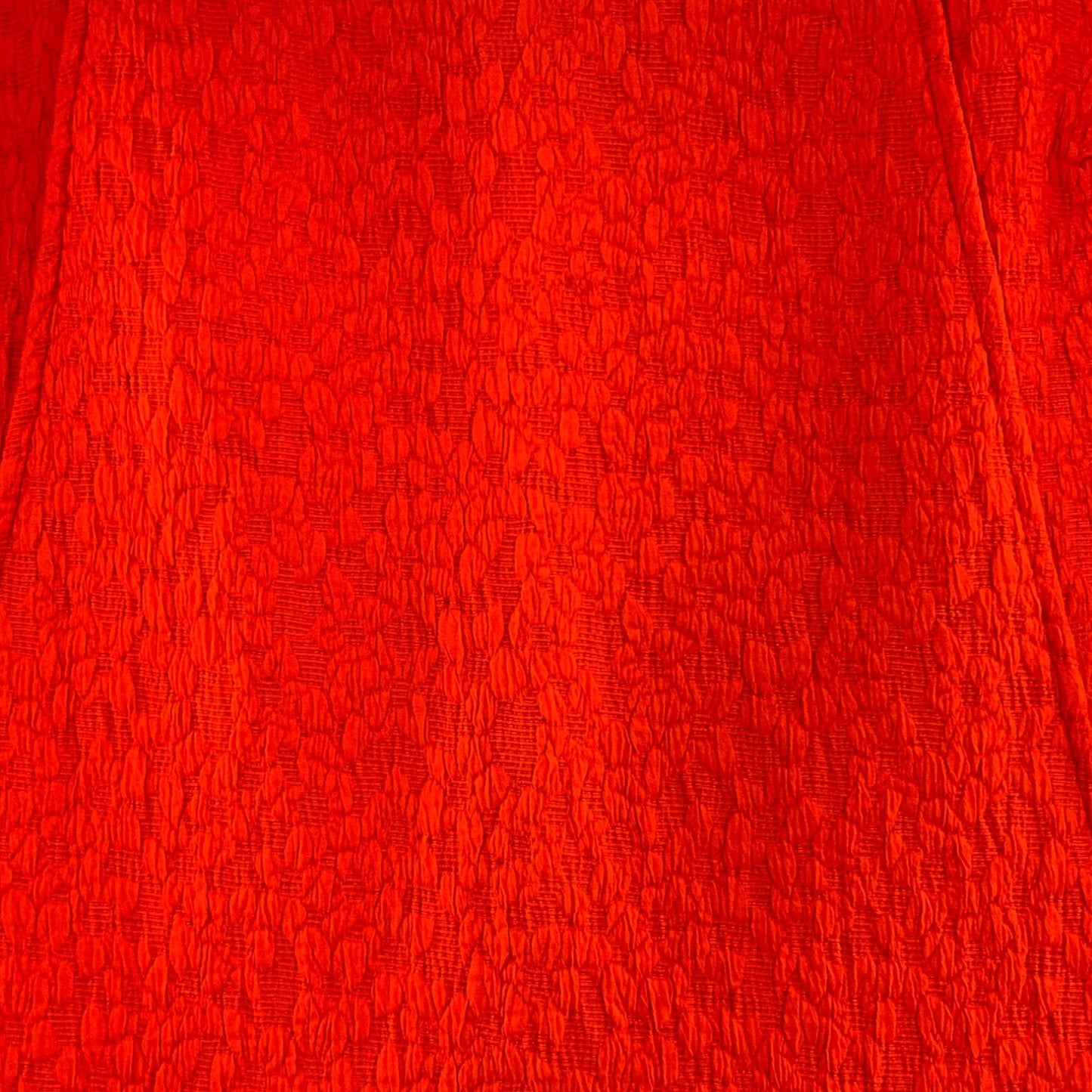 Roland Mouret Bright Orange Flare and Fitted Skirt