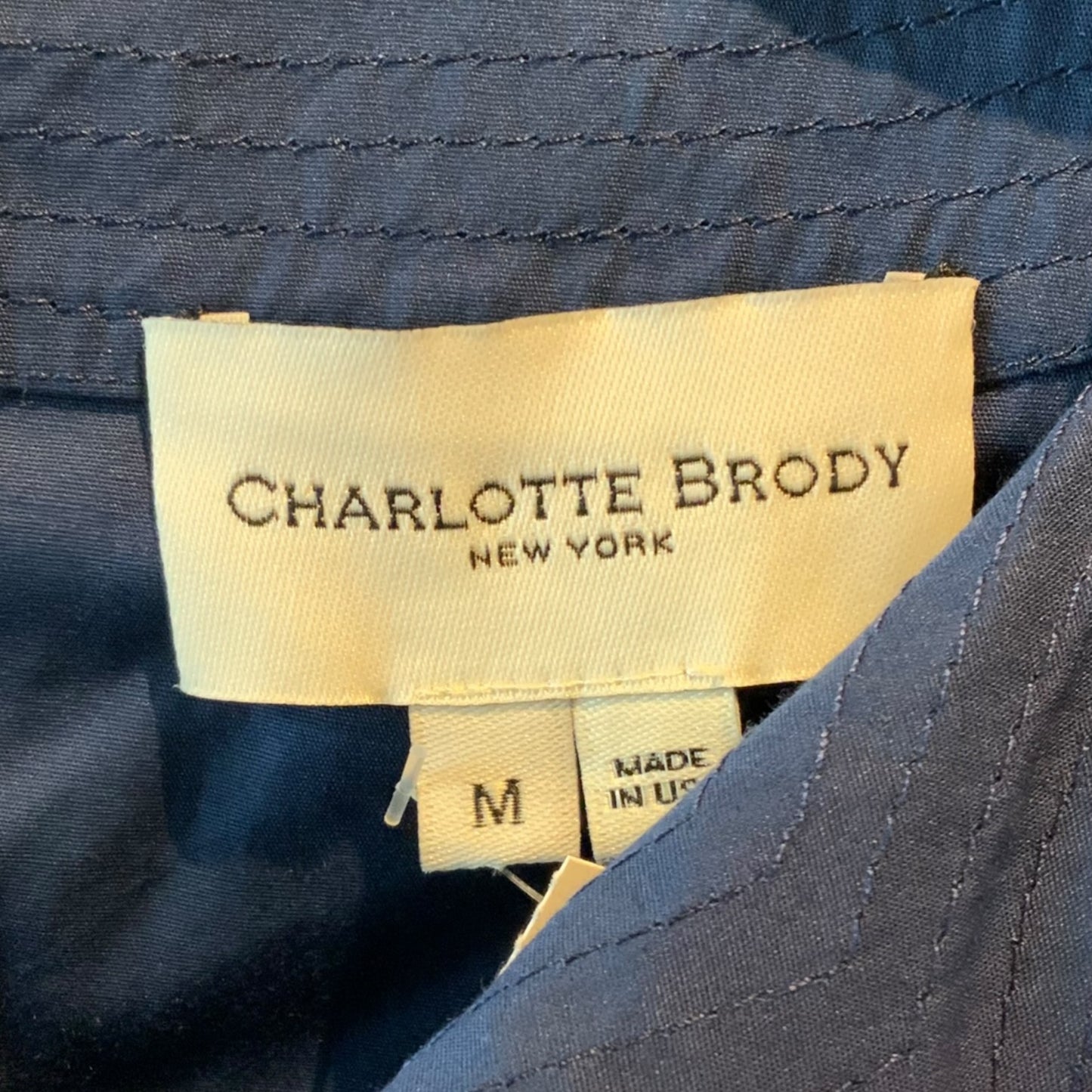 Charlotte Brody New York Navy Blue Long Sleeve Dress