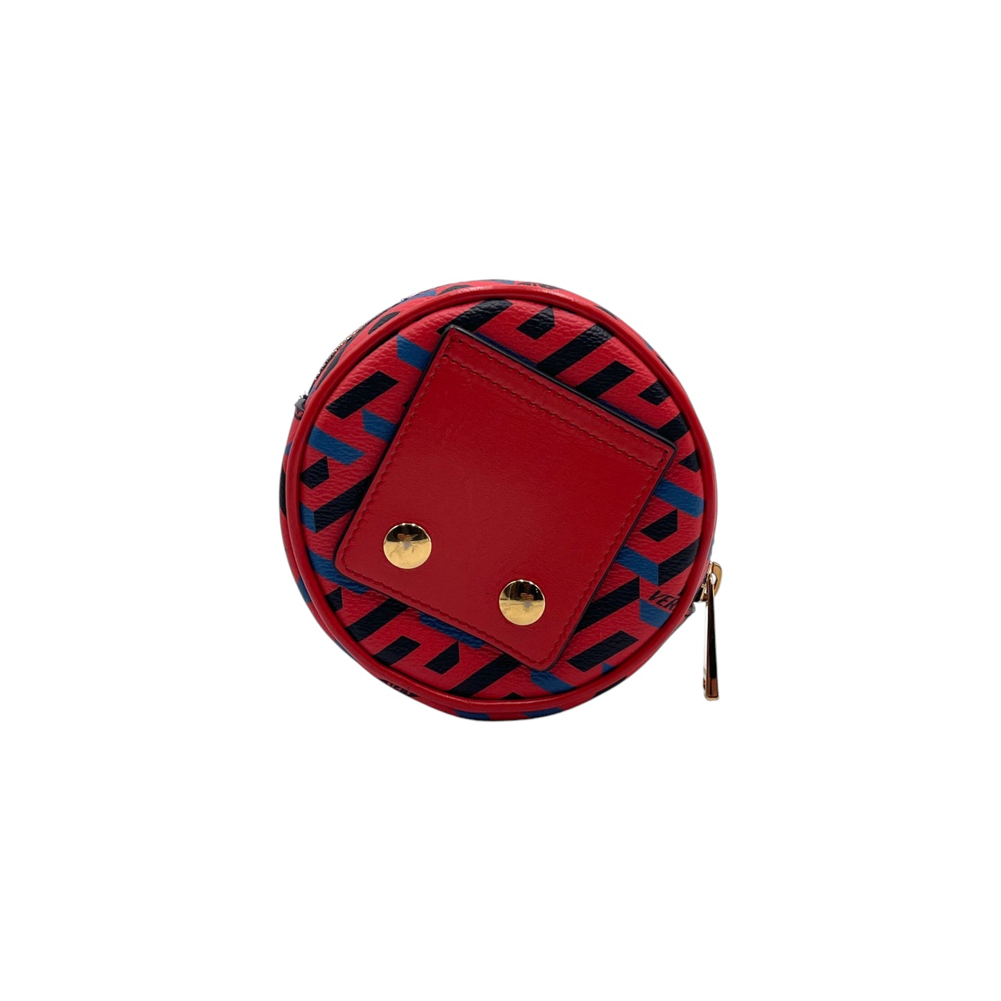 Versace La Greca Round Pouch