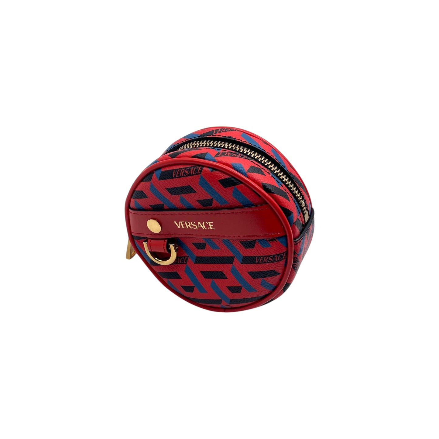 Versace La Greca Round Pouch