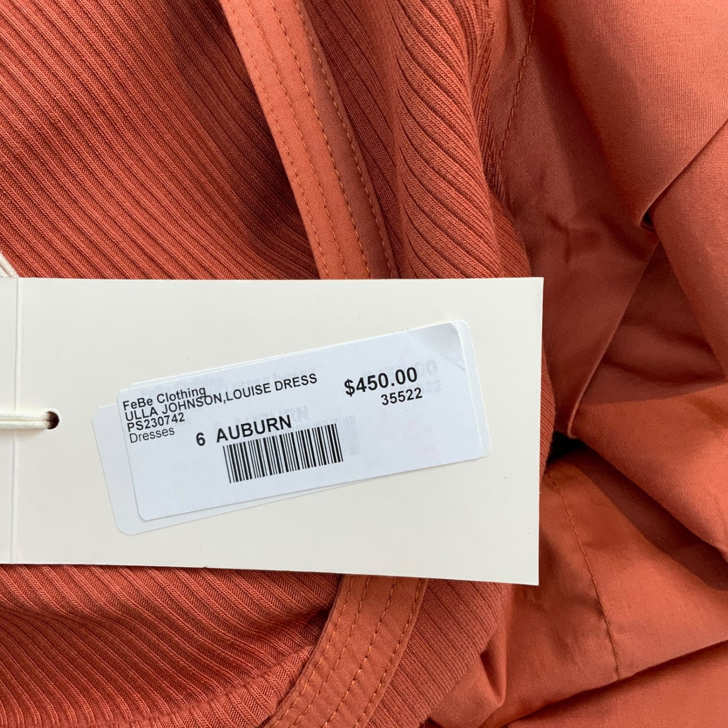 Ulla Johnson Louise Dress in Auburn