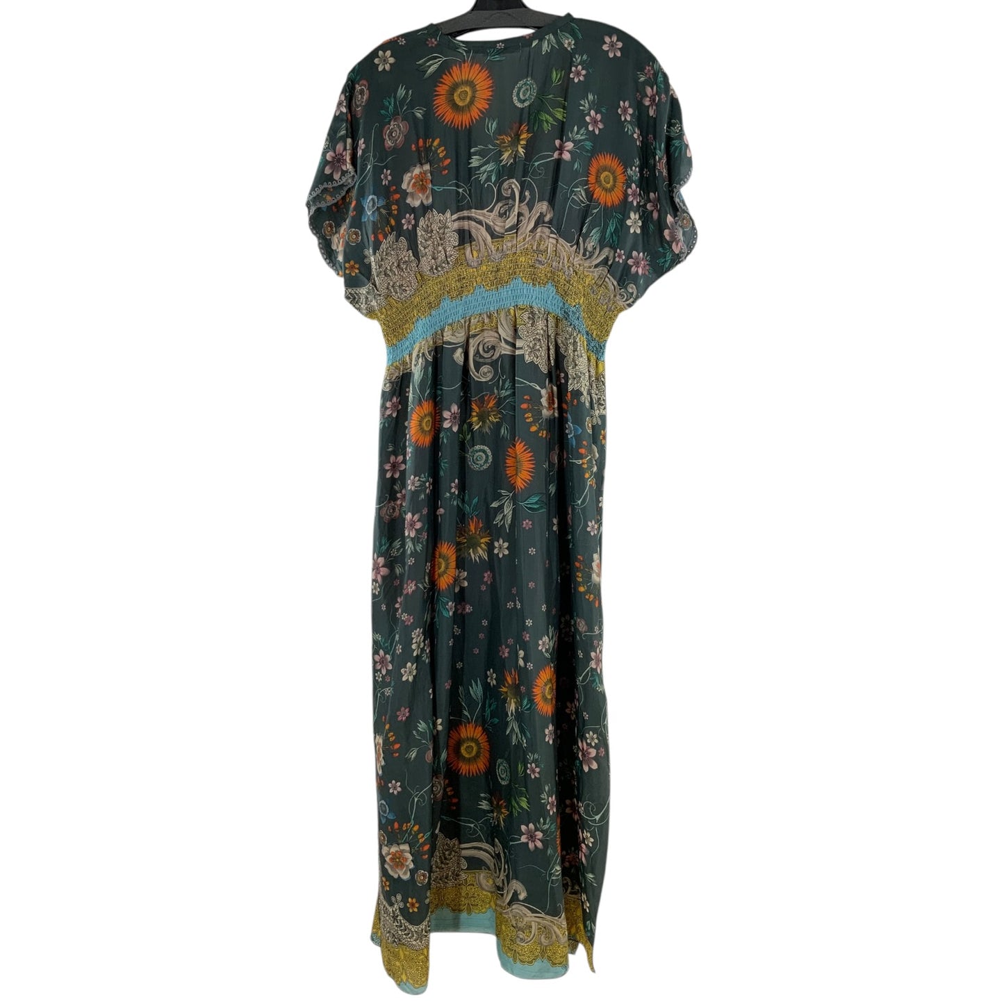 Johnny Was Baize Silk Floral Dress