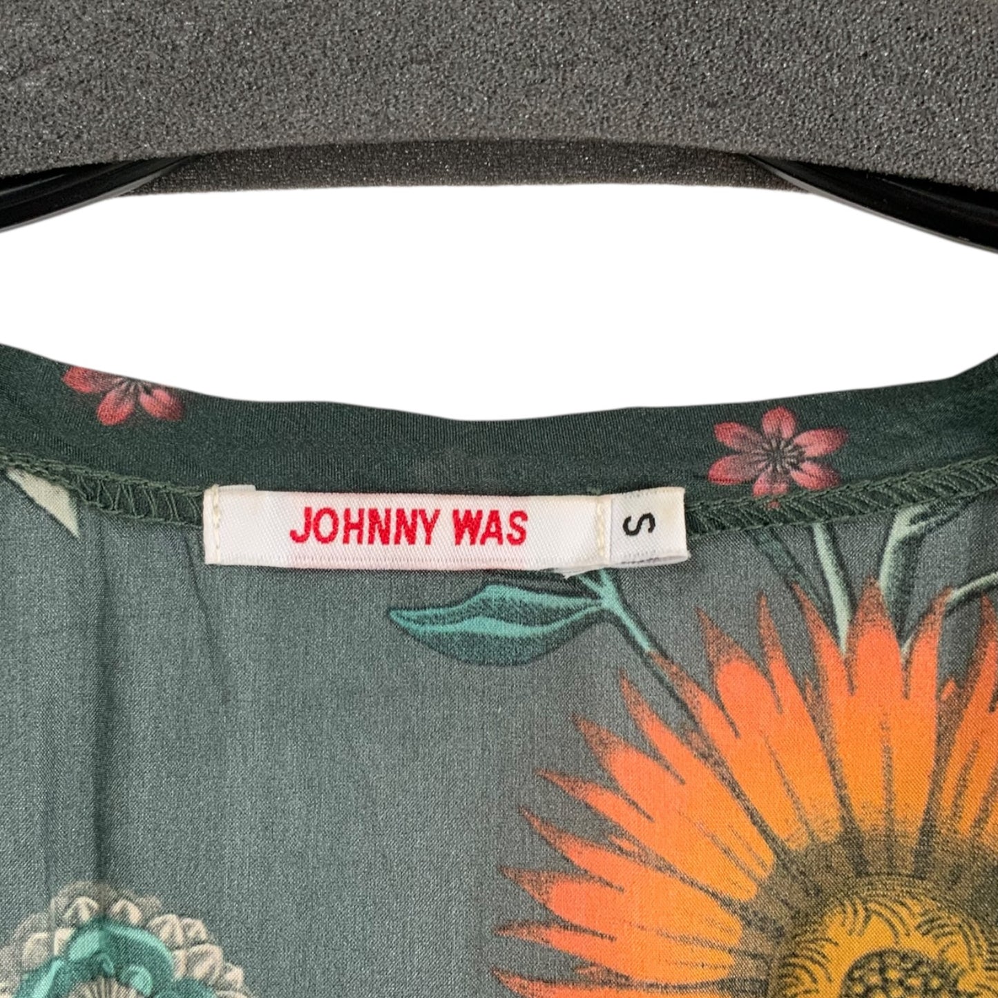 Johnny Was Baize Silk Floral Dress