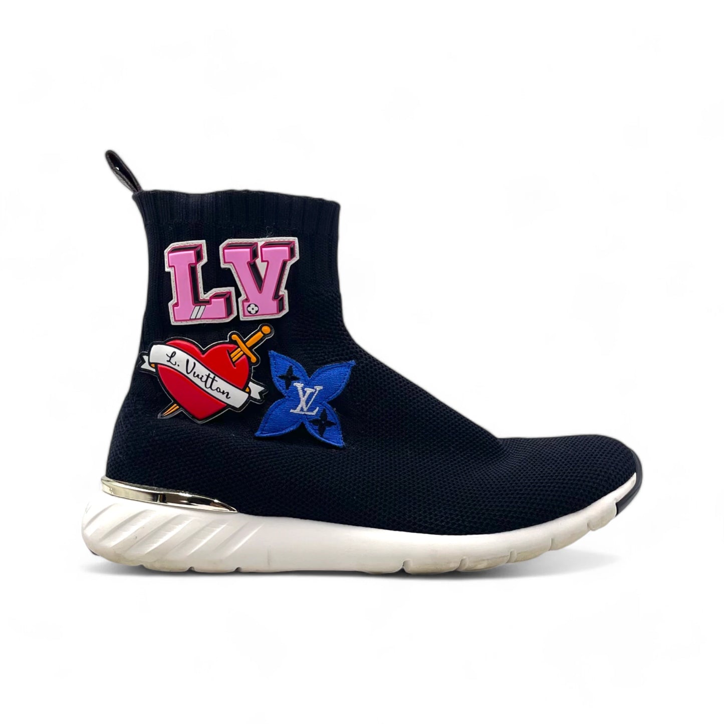 L.V. Heart Sock Snkr Wom