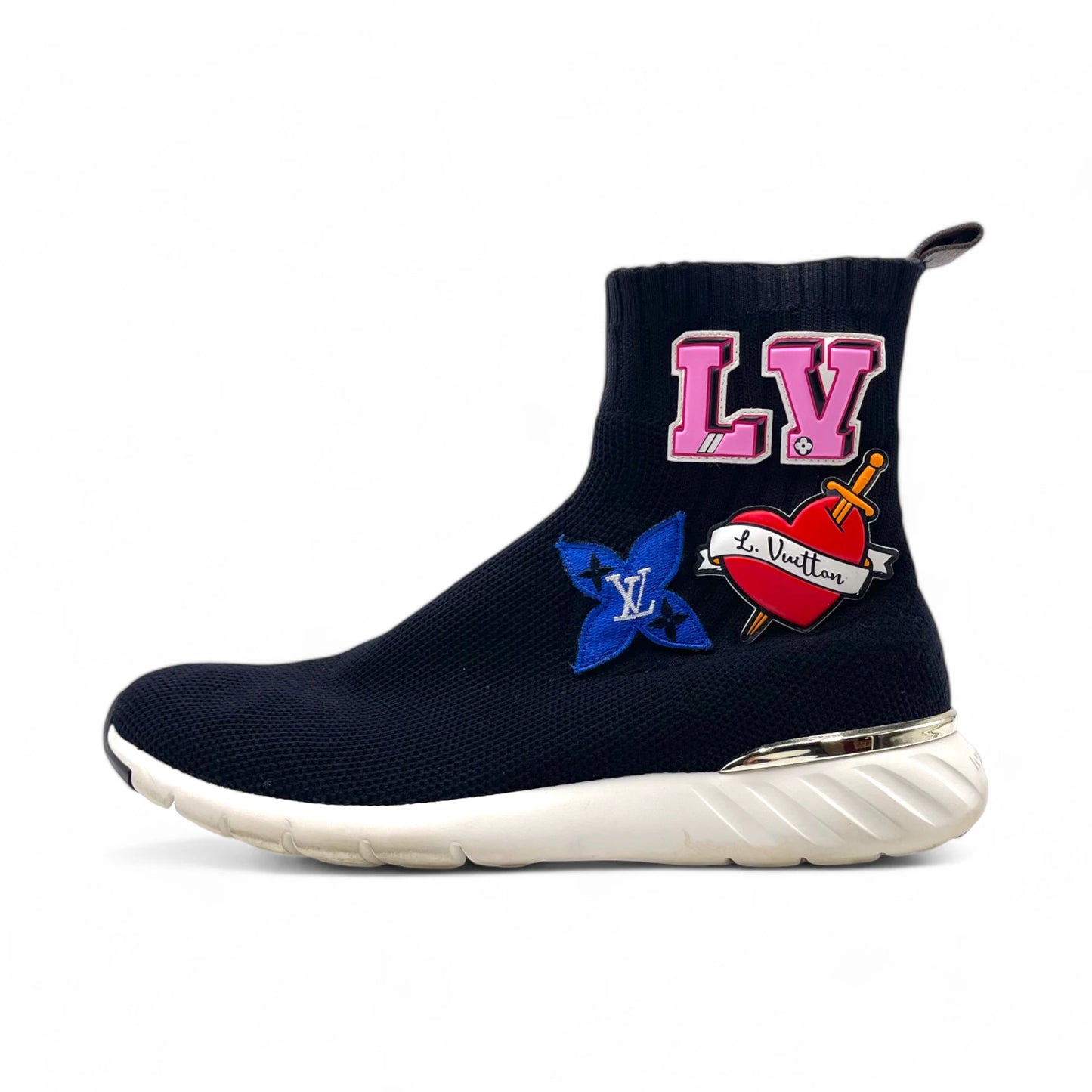 L.V. Heart Sock Snkr Wom