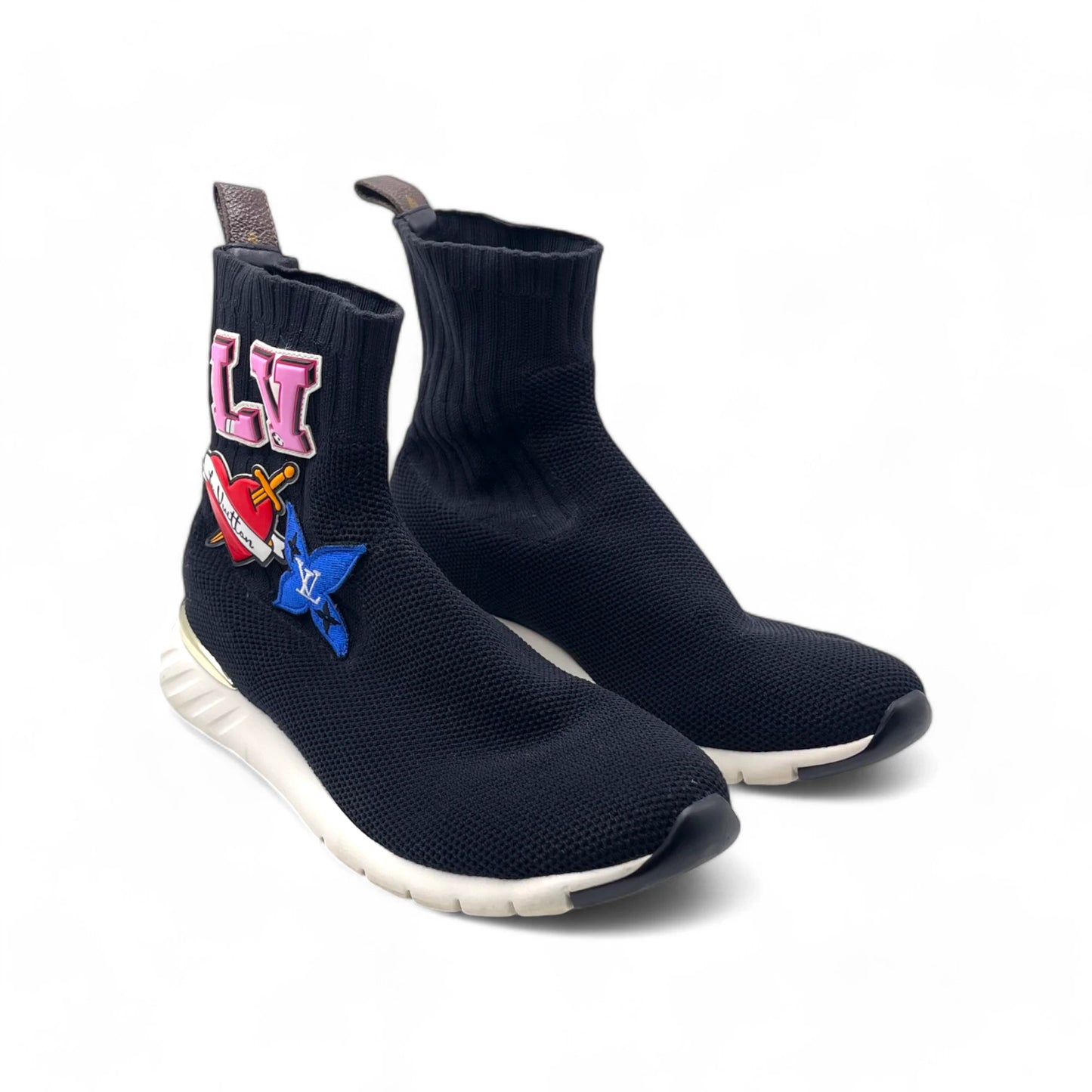 L.V. Heart Sock Snkr Wom