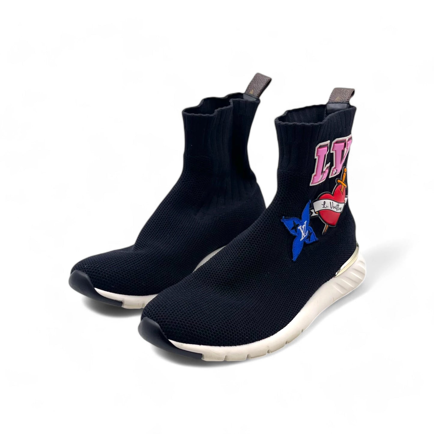 L.V. Heart Sock Snkr Wom