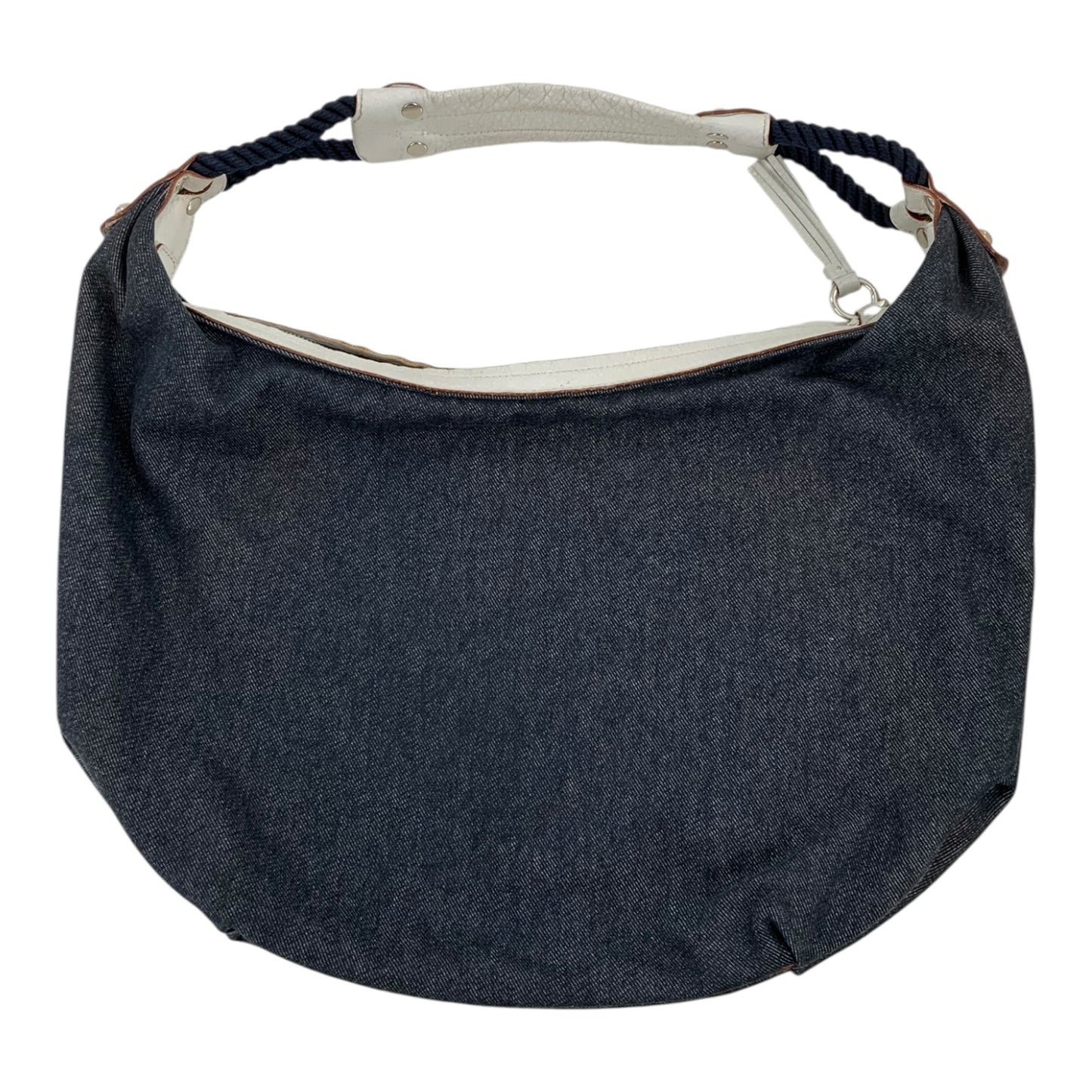 Salvatore Ferragamo Blue Denim Hobo Bag