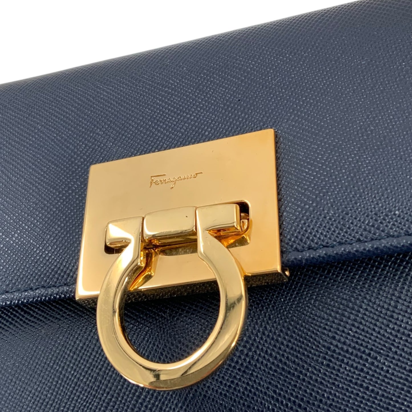 Salvatore Ferragamo Gancini Chain Shoulder Bag