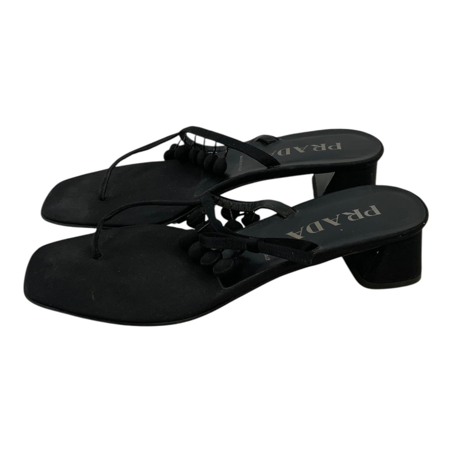 Prada Kitten Heel Sandals