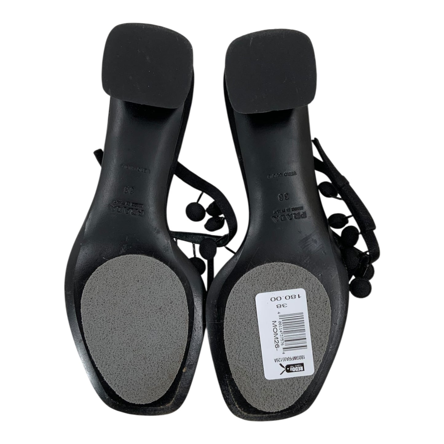Prada Kitten Heel Sandals