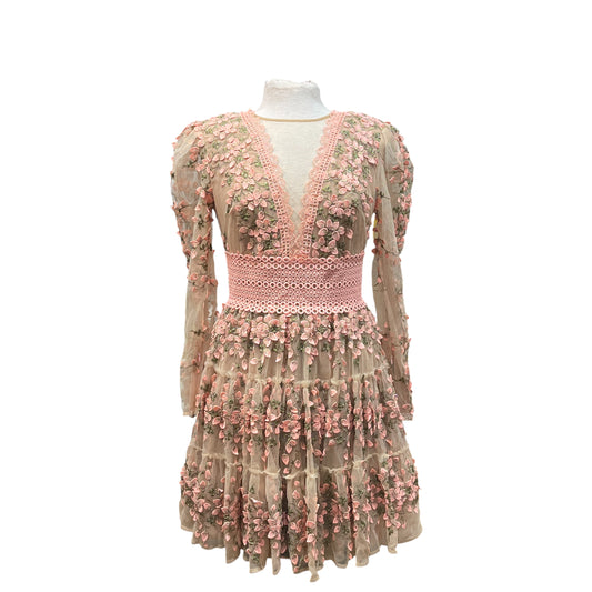 Bronx and Banco Megan Embroidered Mini Dress