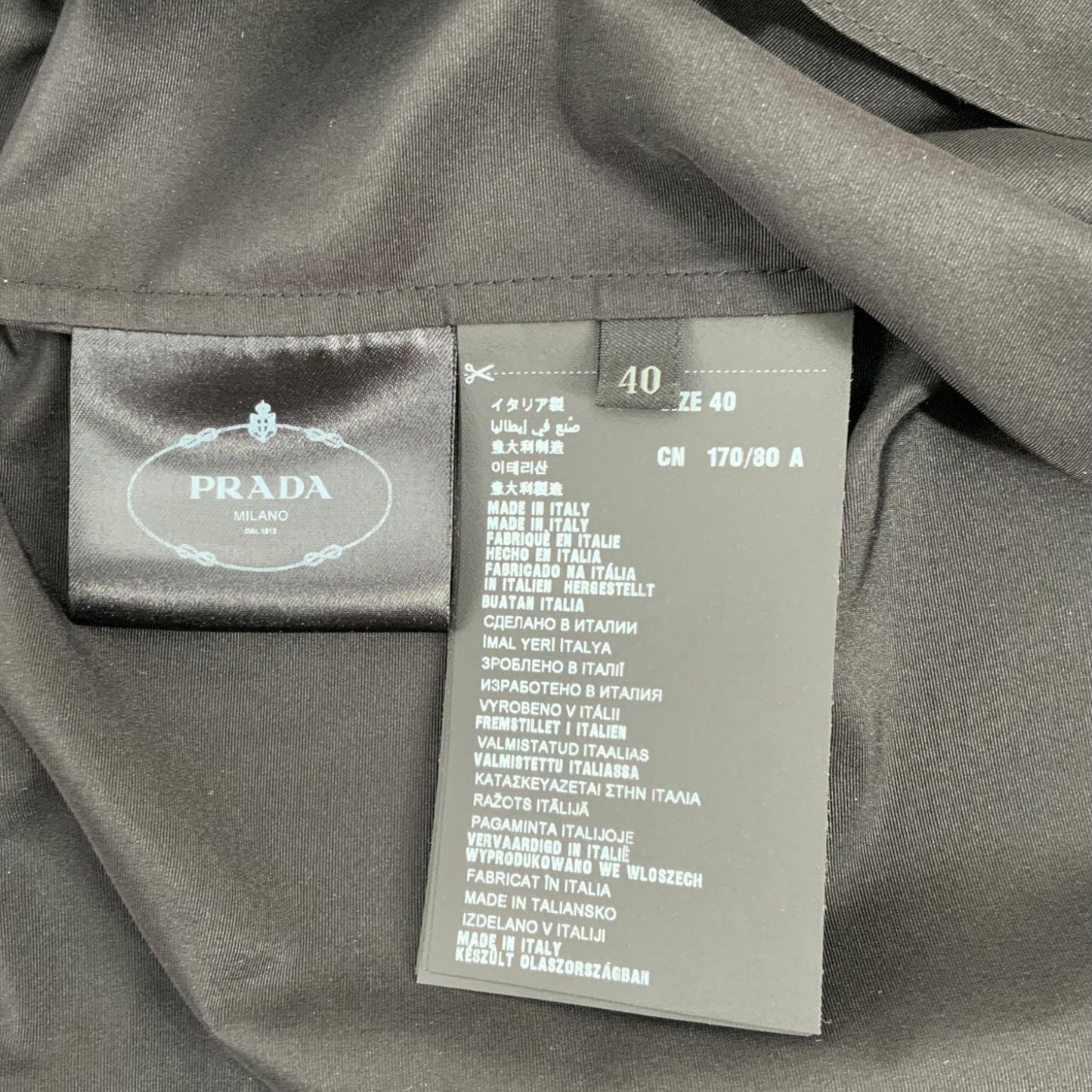 Prada Bedazzled Cropped Windbreaker