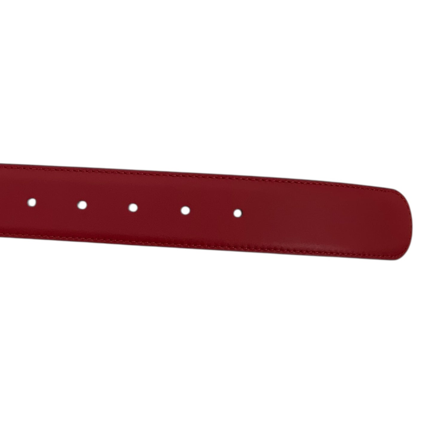 Gucci Bright Red Interlocking “GG” Belt