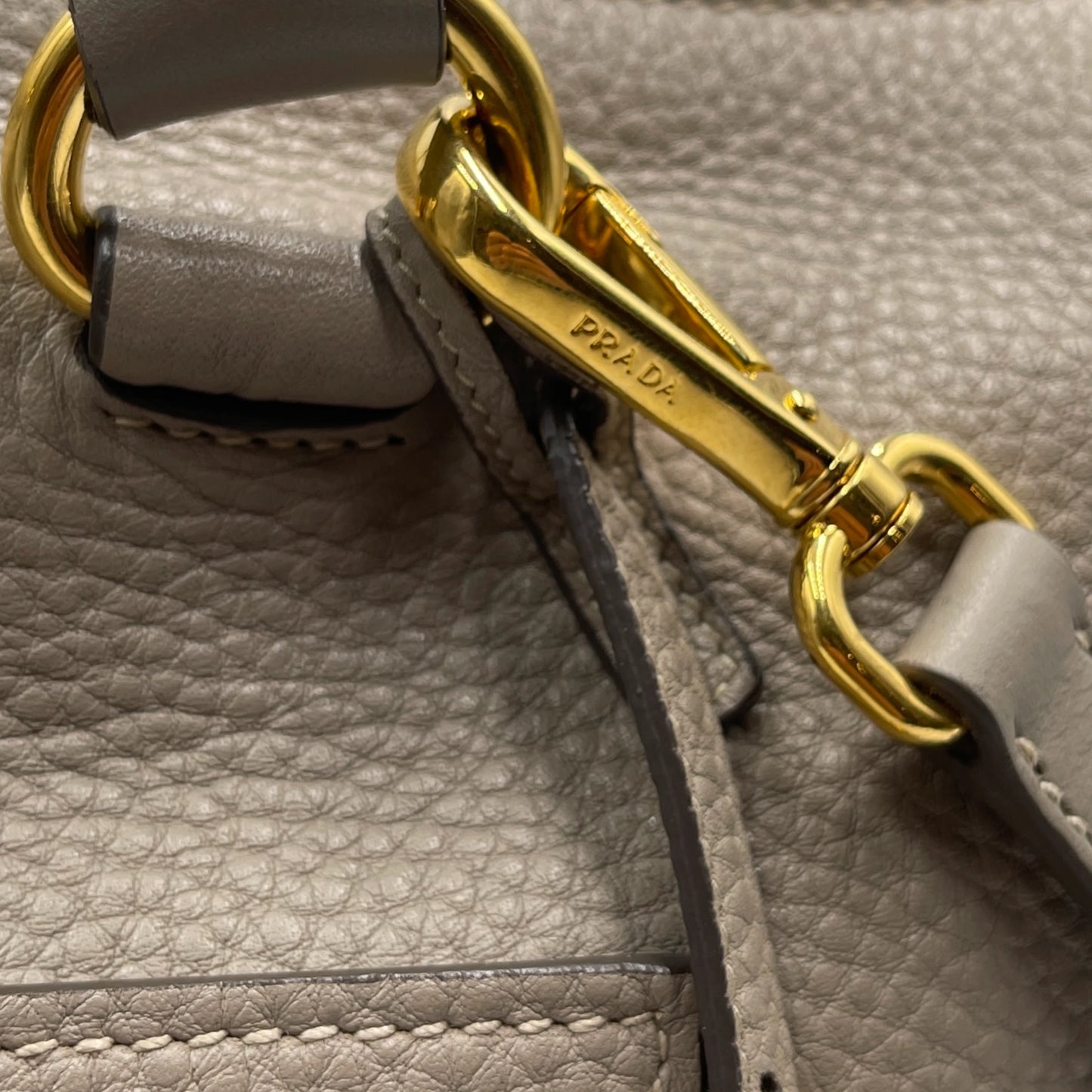 Prada Daino Leather Tote