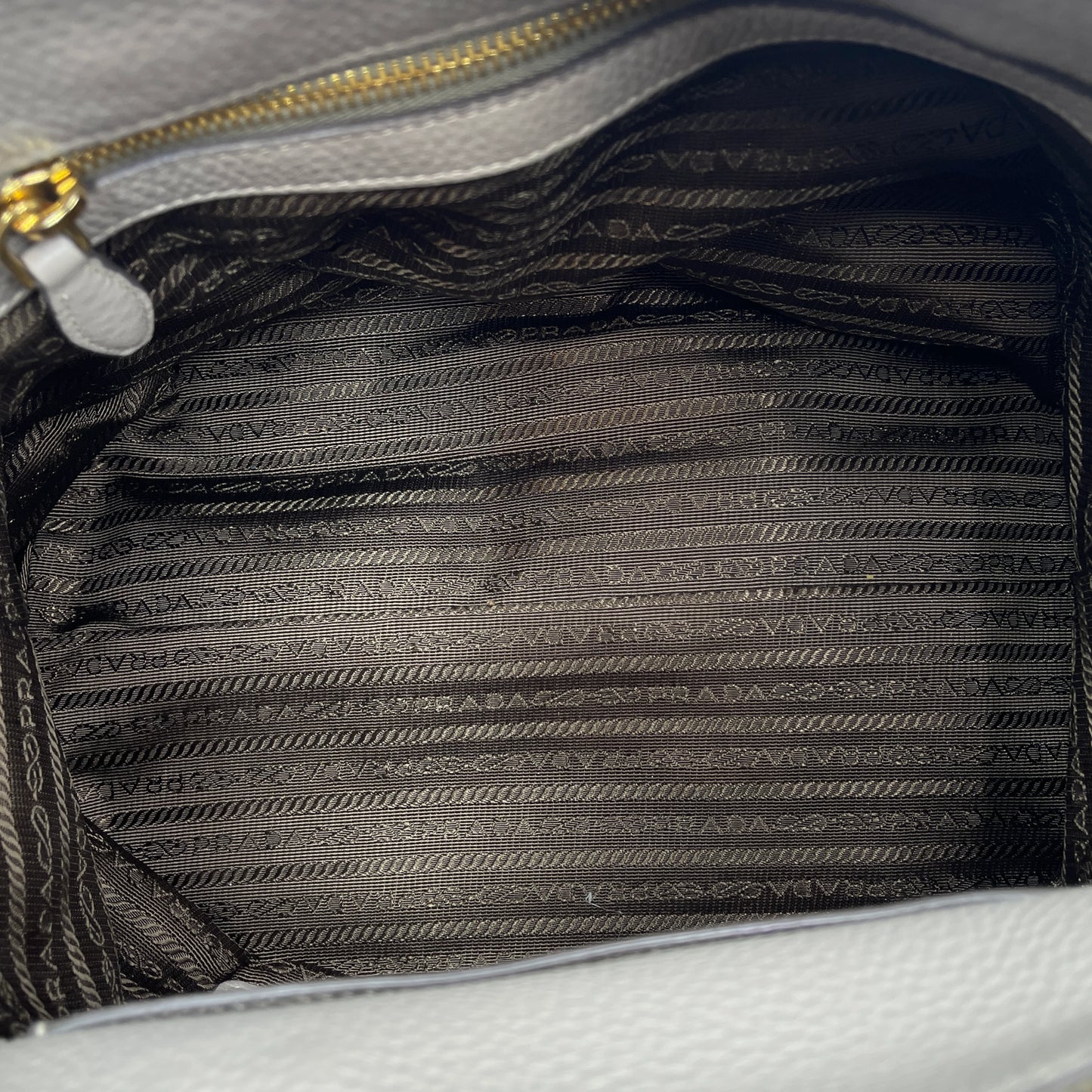 Prada Daino Leather Tote