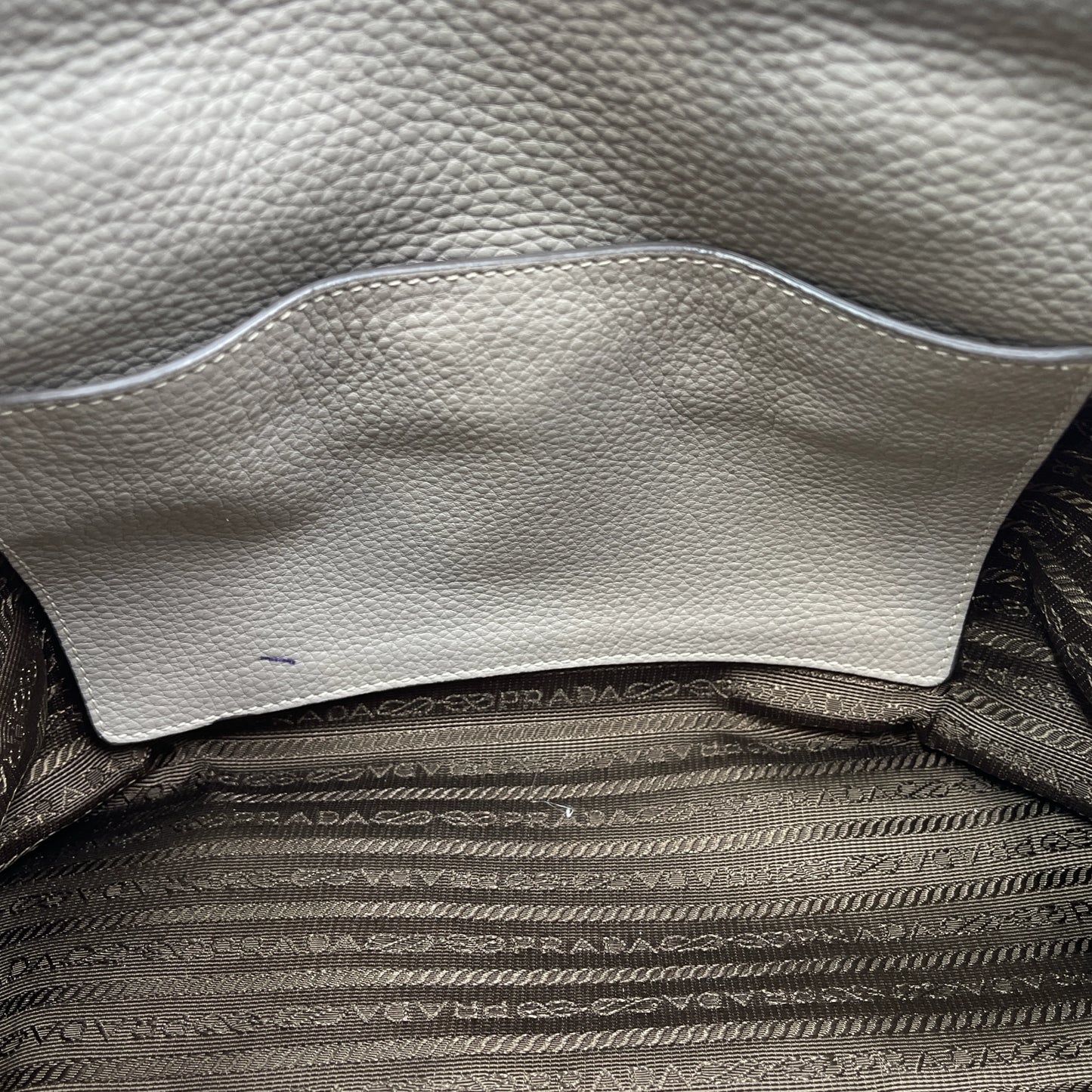 Prada Daino Leather Tote