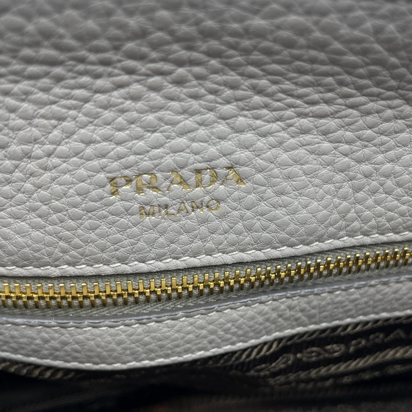 Prada Daino Leather Tote