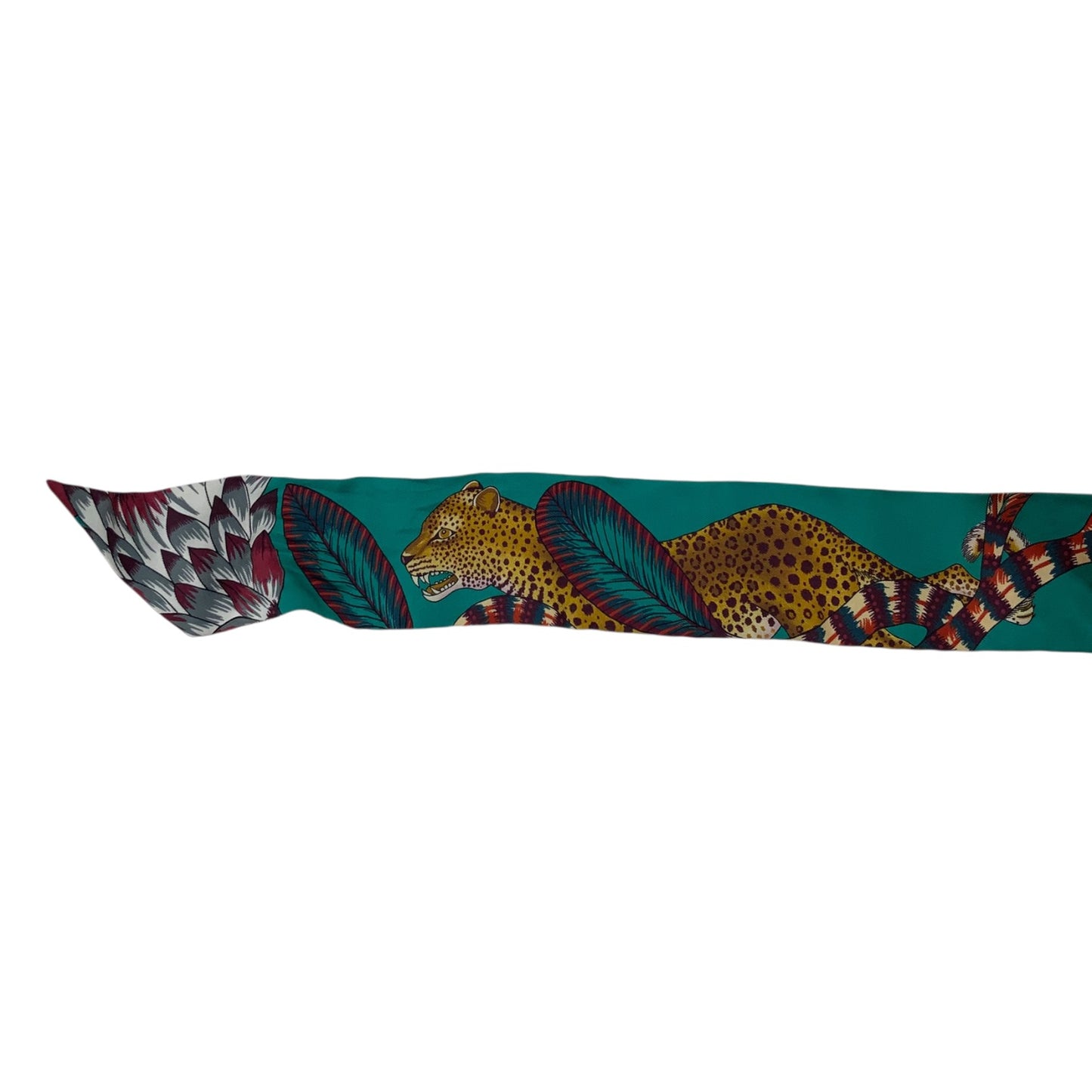 Hermes The Savana Silk Twilly Scarf