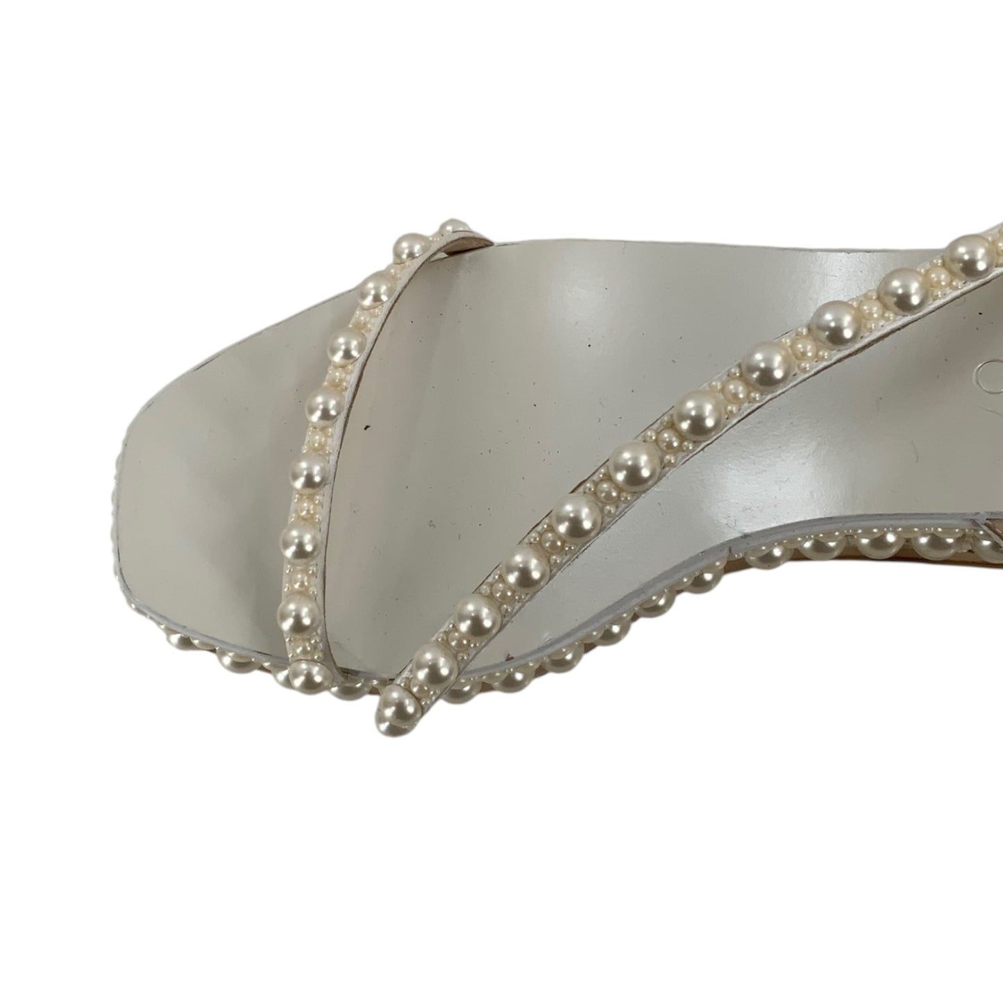 Jimmy Choo Pearl Detail Chunky Sandals