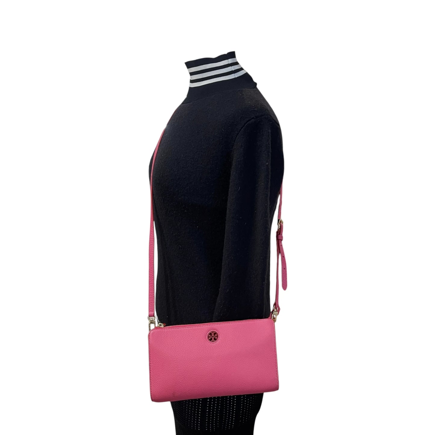 Tory Burch Pebbled Wallet Crossbody